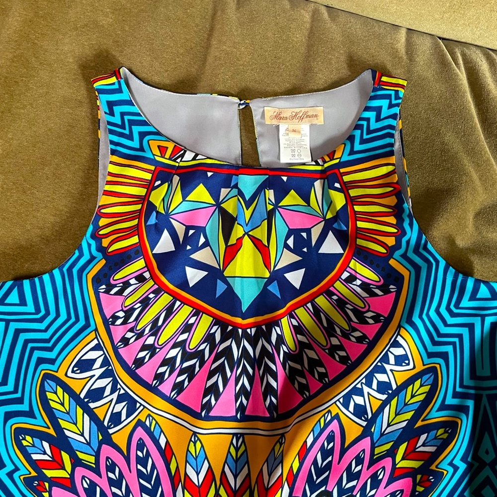 Mara Hoffman Geometric Patterned Shift Dress - image 3